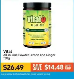 Chempro Vital All-in-One Powder Lemon and Ginger offer