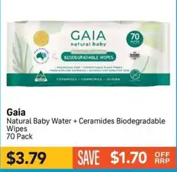 Chempro Gaia Natural Baby Water + Ceramides Biodegradable Wipes offer