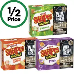 Woolworths Arnott’s Shapes Crackers offer