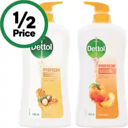 Woolworths Dettol Profresh Shower Gel offer