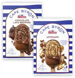 Coles Norco Cape Byron Ice Cream Sticks 380mL offer