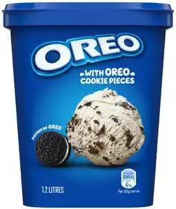 Coles Oreo Frozen Dessert Tub offer
