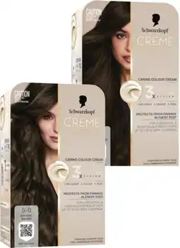 Coles Schwarzkopf Creme Supreme Permanent Hair Dye offer