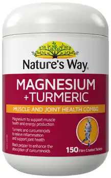 Coles Nature's Way Magnesium + Turmeric Tablets offer