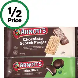 Woolworths Arnott’s Chocolate Coated Biscuits offer