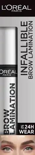 Coles L'Oréal Paris Infallible 24H Brow Lamination offer