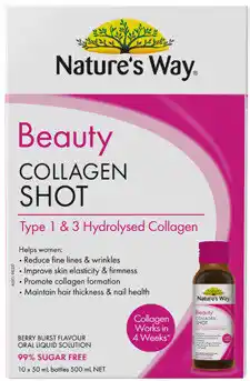 Coles Nature's Way Beauty Collagen Shots 50mL x offer