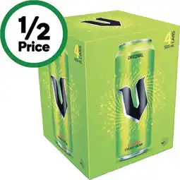 Woolworths V Energy Drink offer