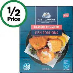 Woolworths Just Caught Fish Portions – From the Freezer offer