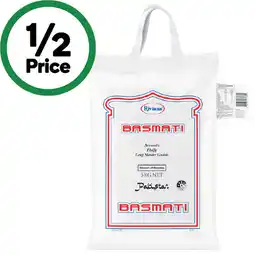 Woolworths Riviana Basmati Rice Long Grain offer