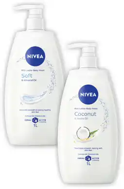 Coles Nivea Shower Body Wash offer