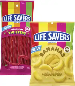 Coles Life Savers Lollies-205g offer