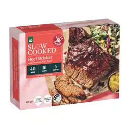 Woolworths Woolworths Slow Cooked Beef Brisket with Bourbon BBQ Sauce offer