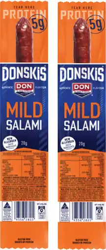 Coles Donski Don Mild Salami Stick offer