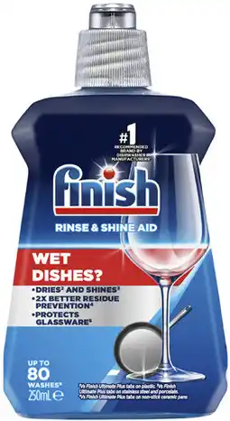 Coles Finish Rinse & Shine Dishwasher Aid offer