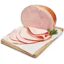 Woolworths Don Melosi Double Smoked Leg Ham – Sliced or Shaved – From the Deli offer
