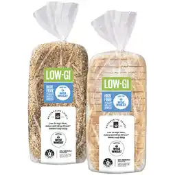 Woolworths Low GI High Fibre, Baked with Wise Wheat Loaf Varieties offer