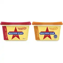 Woolworths Western Star Spreadable Butter – From the Fridge offer