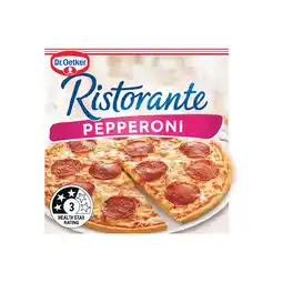 Woolworths Dr. Oetker Ristorante Pizza – Excludes Dr. Oetker Gluten Free Pizza 370g offer