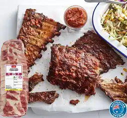 Coles Coles Australian Pork BBQ Ribs offer