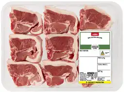 Coles Coles Australian Lamb Loin Chops offer