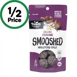 Woolworths Tasti Smooshed Wholefood Balls – From the Health Food Aisle offer