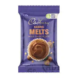 Woolworths Cadbury Baking Chocolate Chips 200g, Chocolate Melts 225g or Chocolate Block 165-180g offer