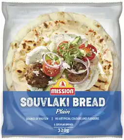 Coles Mission Souvlaki Bread offer