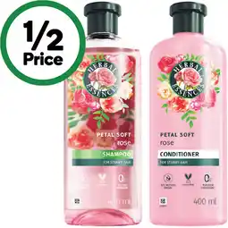 Woolworths Herbal Essences Shampoo or Conditioner 400ml offer