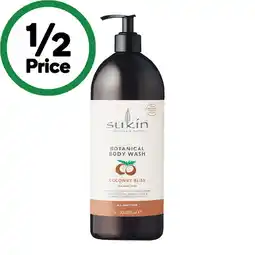 Woolworths Sukin Body Wash offer