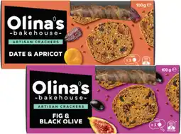 Coles Olina's Artisan Crackers-100g offer