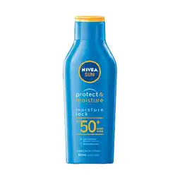 Woolworths Nivea Sun Protect & Moisture SPF 50+ Sunscreen offer