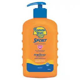Woolworths Banana Boat SPF 50+ Sunscreen Lotion offer