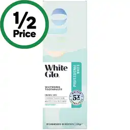 Woolworths White Glo Professional Whitening Toothpaste offer