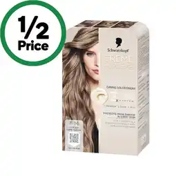Woolworths Schwarzkopf Creme Supreme Hair Colour offer