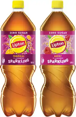 Coles NEW Lipton Zero Sugar Sparkling Ice Tea offer
