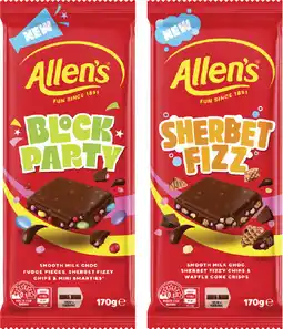 Coles NEW Allen's Block offer