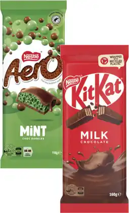 Coles Nestlé Block Chocolate-180g offer