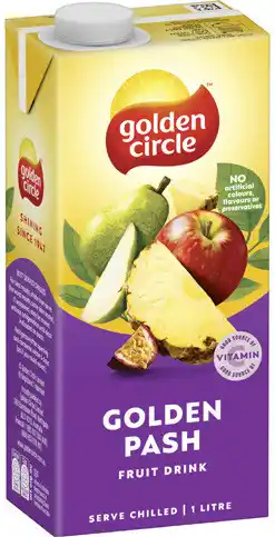 Coles Golden Circle Tetra Fruit Drink offer