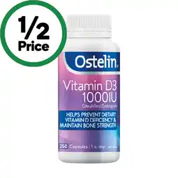 Woolworths Ostelin Vitamin D3 1000IU Capsules offer