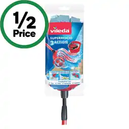 Woolworths Vileda Supermocio 3 Action Mop offer