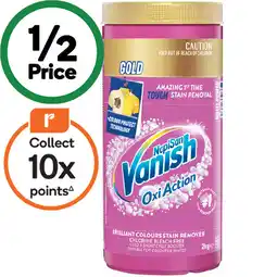 Woolworths Vanish Gold Stain Remover Powder offer