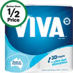 Woolworths VIVA Paper Towel offer