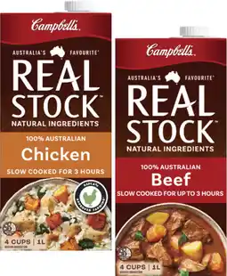 Coles Campbell's Real Stock offer