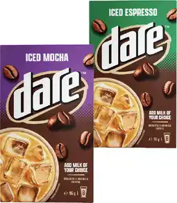 Coles Dare Iced Coffee Sachets offer