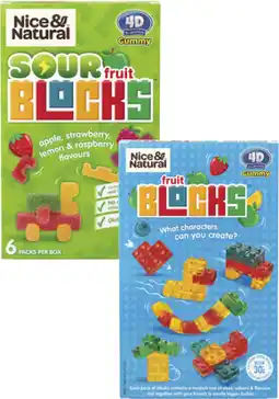 Coles Nice & Natural Fruit Blocks offer