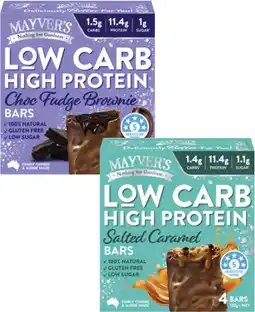 Coles Mayver's Low Carb High Protein Bars offer