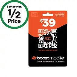 Woolworths Boost $39 Starter Pack offer