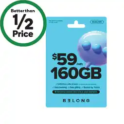 Woolworths Belong $59 Starter Pack° offer