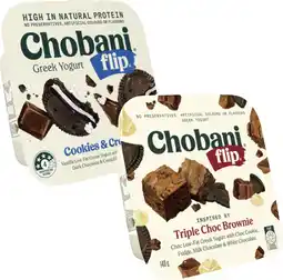 Coles Chobani Flip Greek Yogurt offer